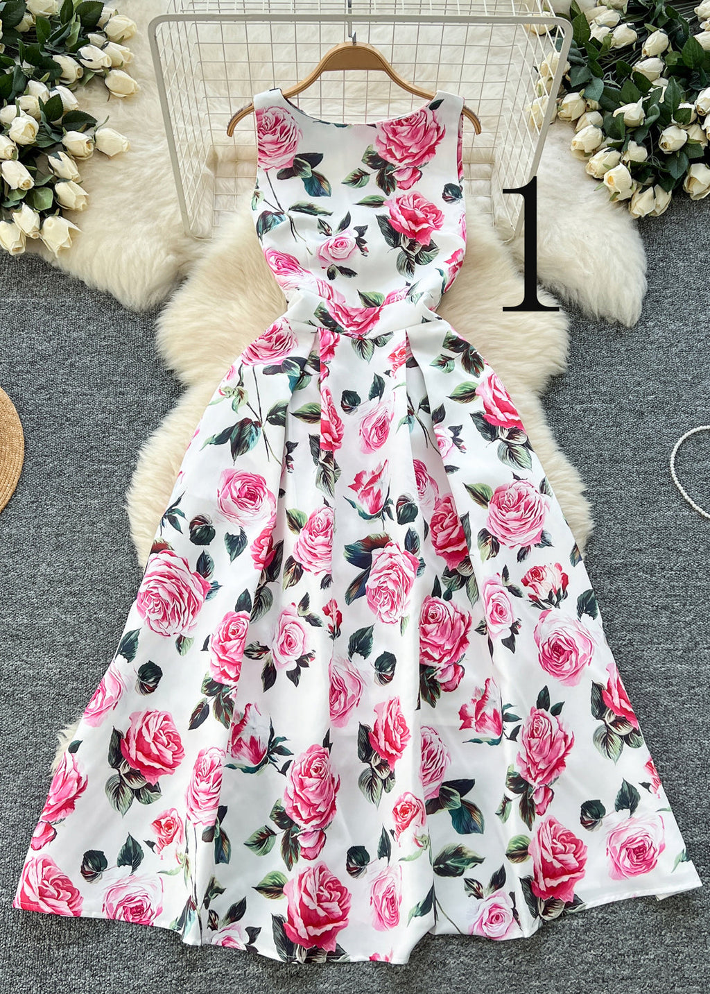 A Vintage Style Dress with Delicate Timeless Details