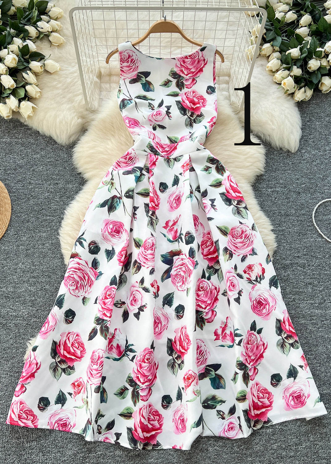 A Vintage Style Dress with Delicate Timeless Details