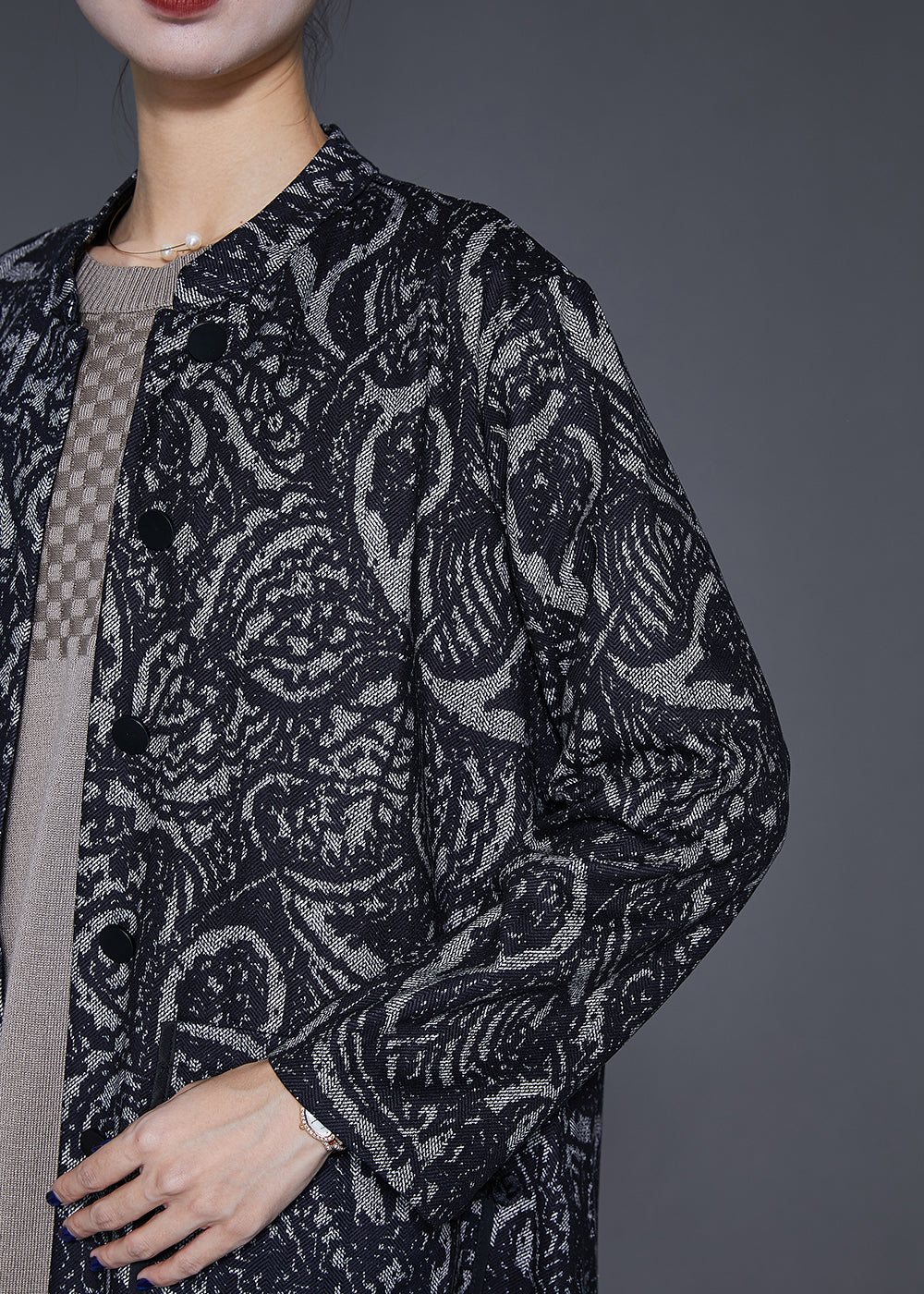 A Vintage Style Coat with Delicate Timeless Details