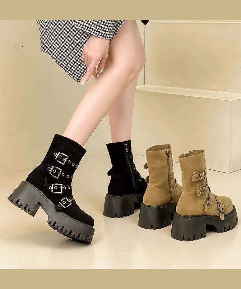 Classic Orthopedic Boots with Timeless Style