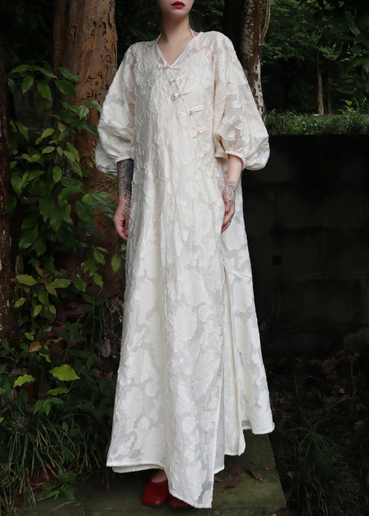 A Vintage Style Dress with Delicate Timeless Details