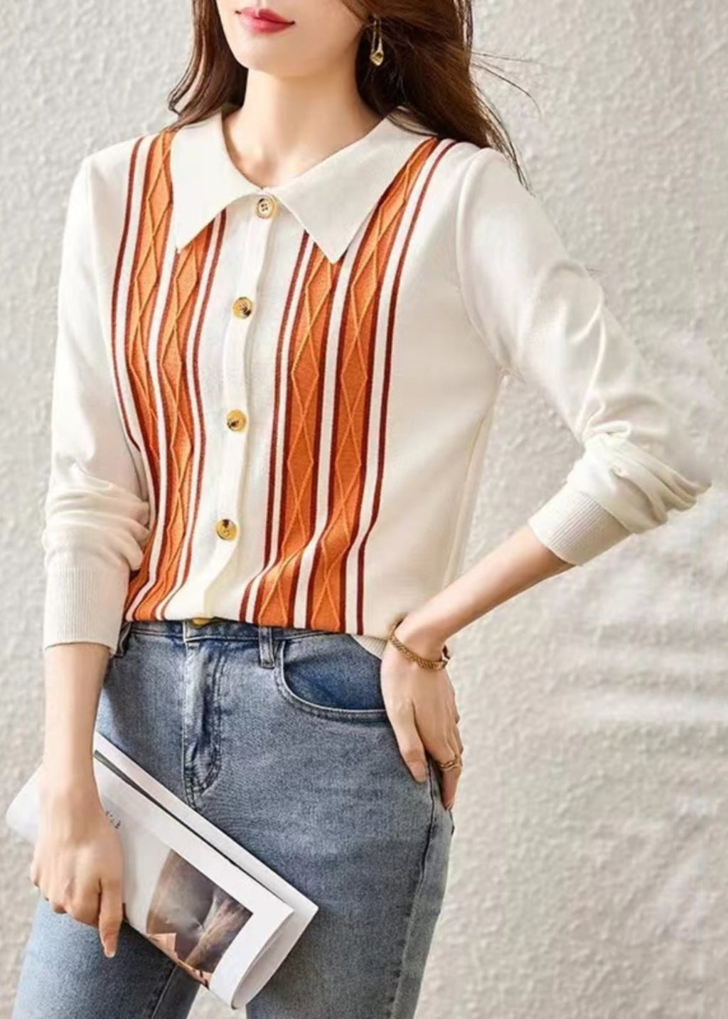 Vintage Inspired Sweater with a Contemporary Edge