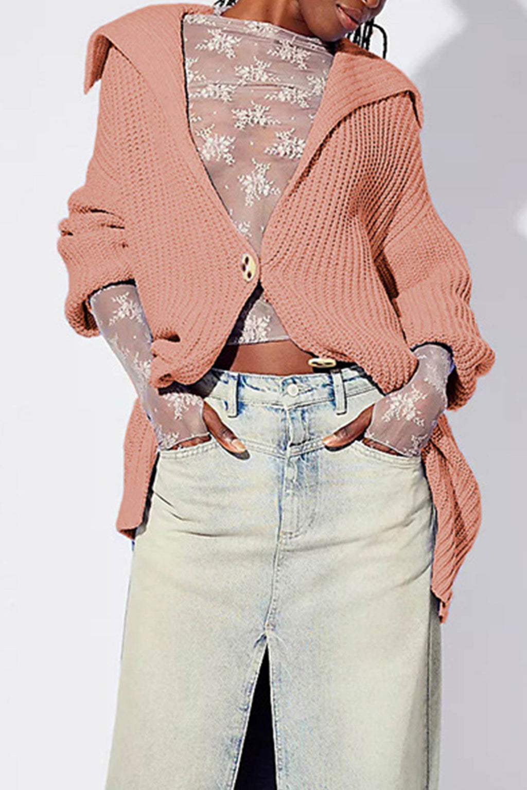 Classic Vintage Cardigan with a Flattering Fit
