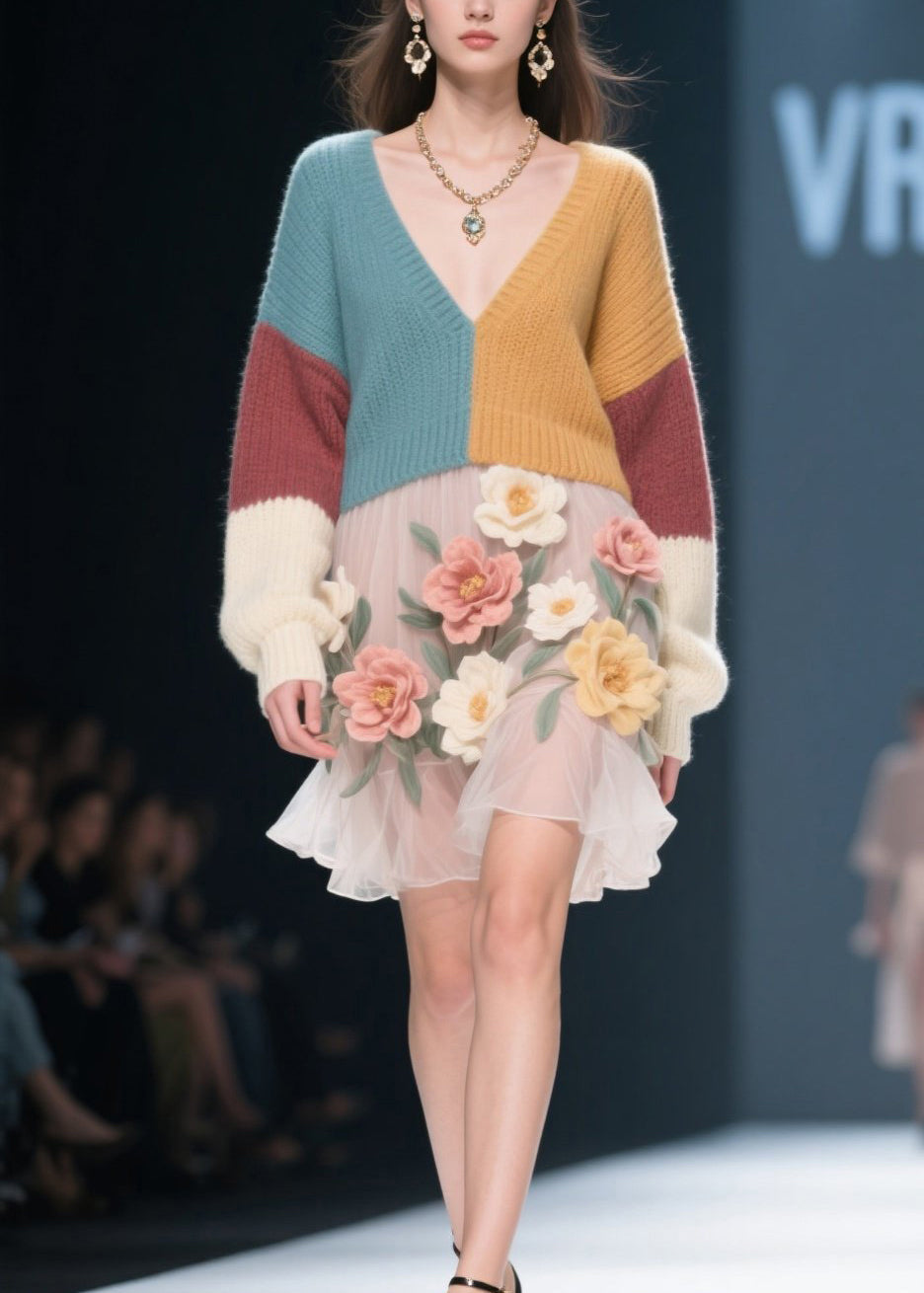 Vintage Inspired Sweater with a Contemporary Edge