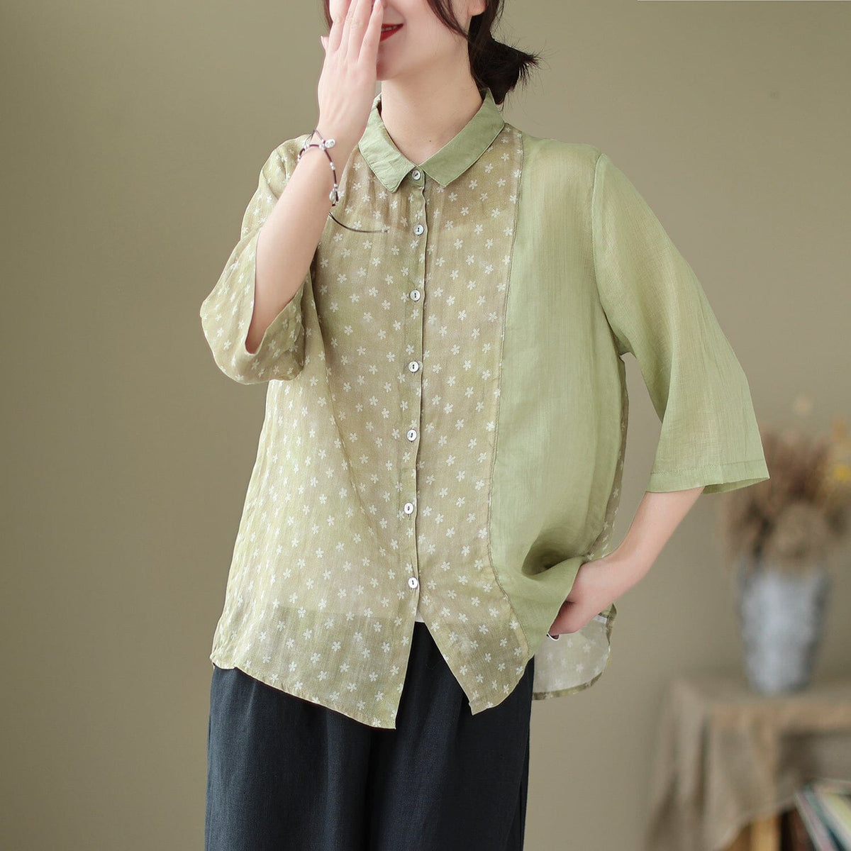 Beautifully Finished Blouse in a Timeless Design