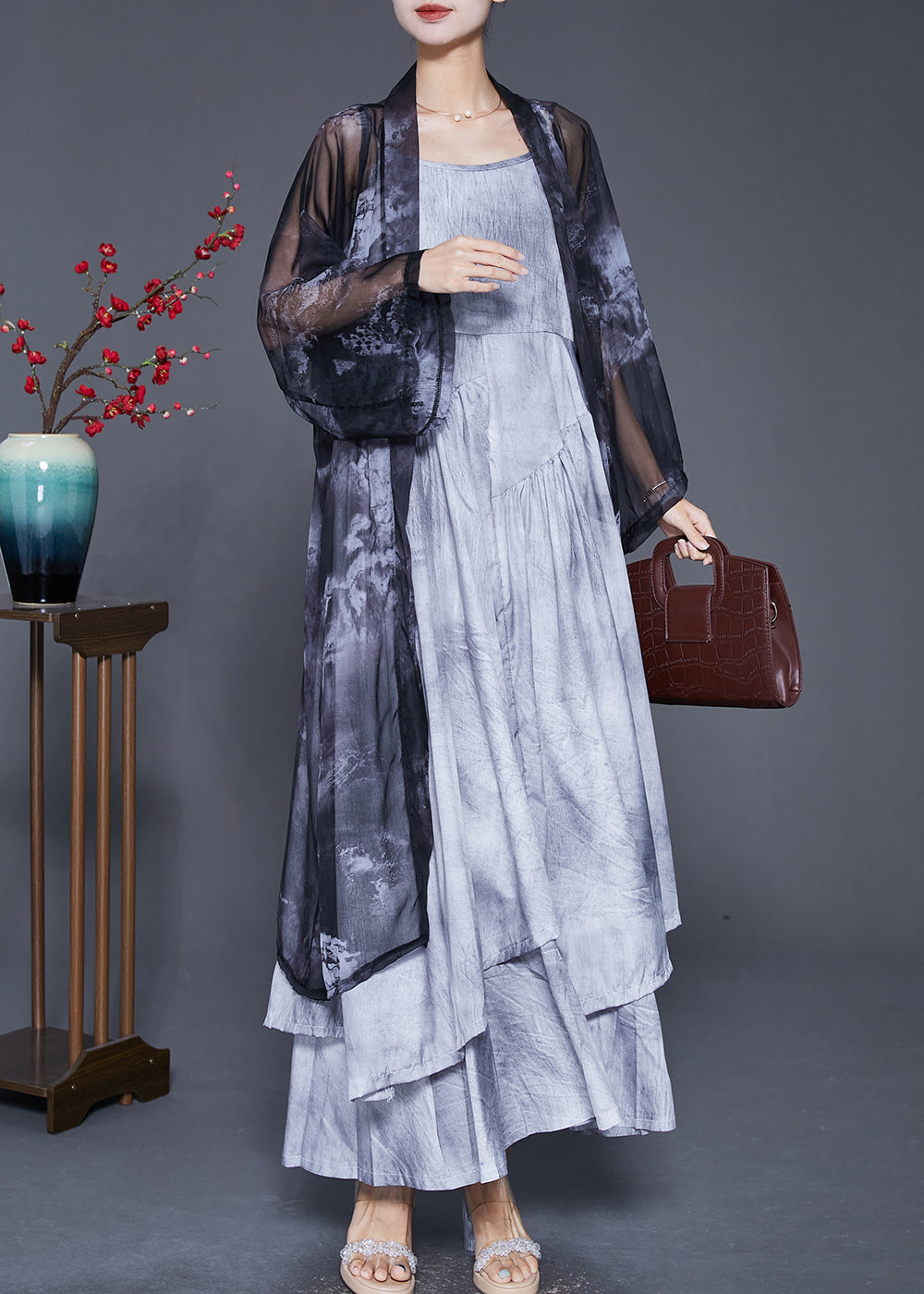 A Vintage Style Cardigan with Delicate Timeless Details
