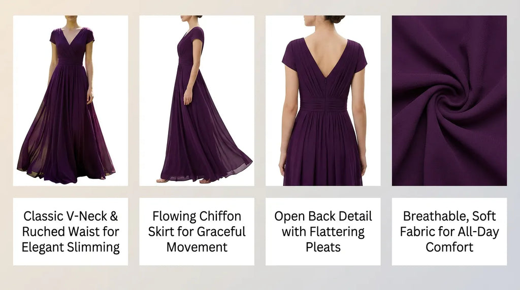 Well Tailored Dress with a Graceful Silhouette