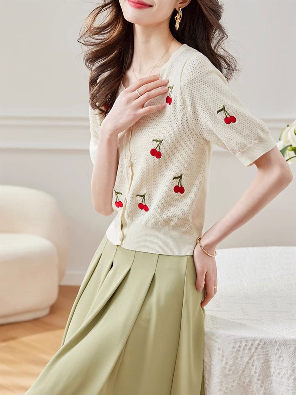 A Vintage Style Top with Delicate Timeless Details