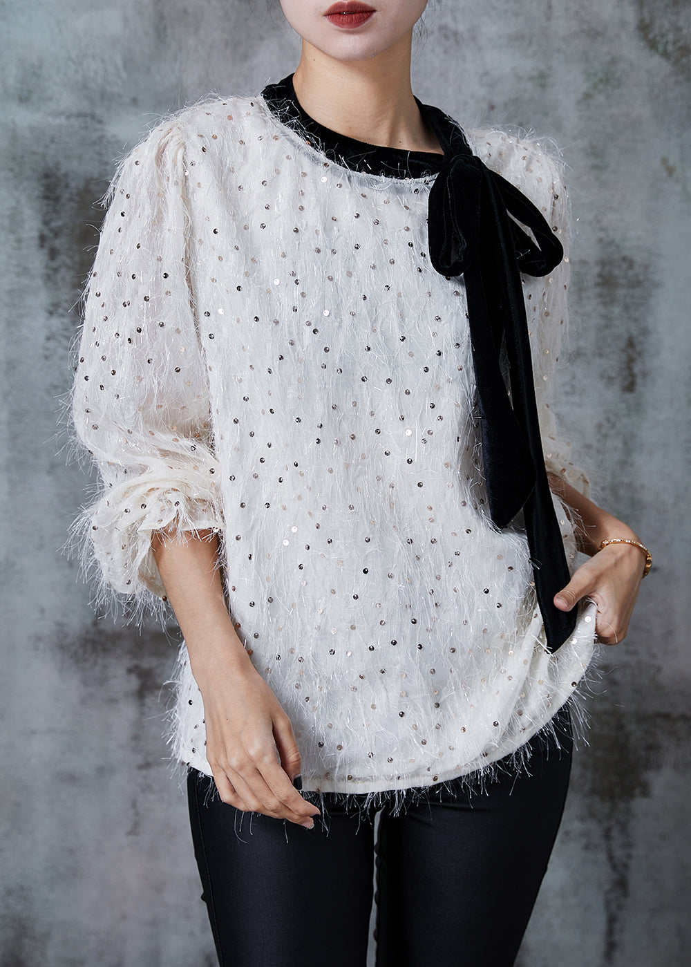 A Vintage Style Blouse with Delicate Timeless Details