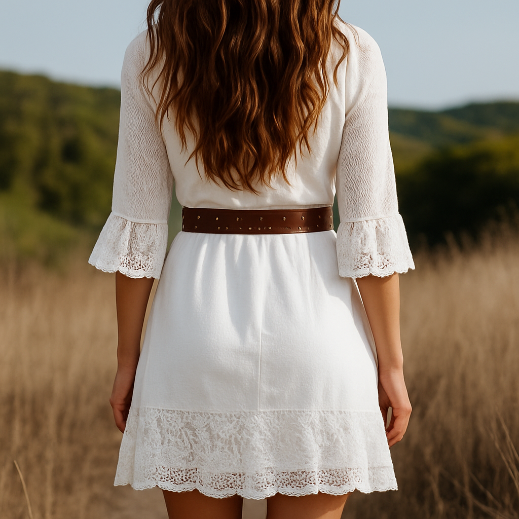 Beautifully Finished Dress in a Timeless Design