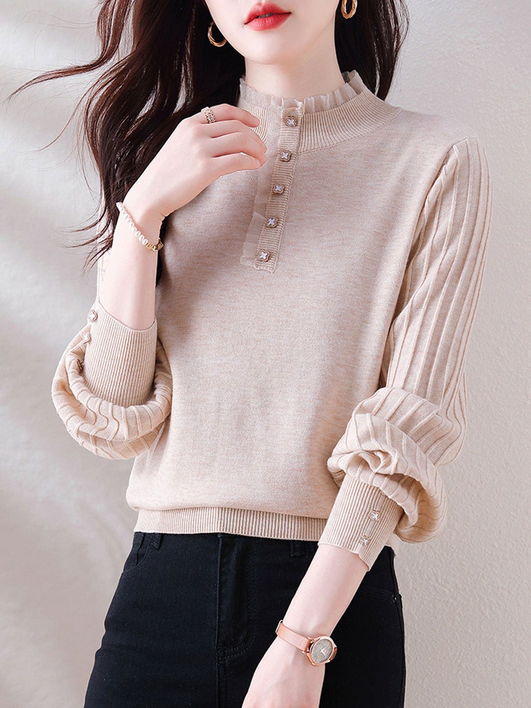 Polished Sweater with an Effortless Classic Look