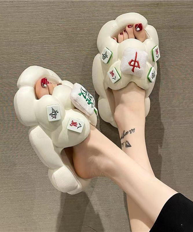 Vintage Inspired Orthopedic Slippers
