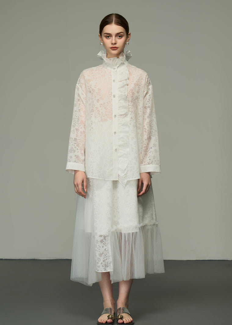A Vintage Style Shirt with Delicate Timeless Details