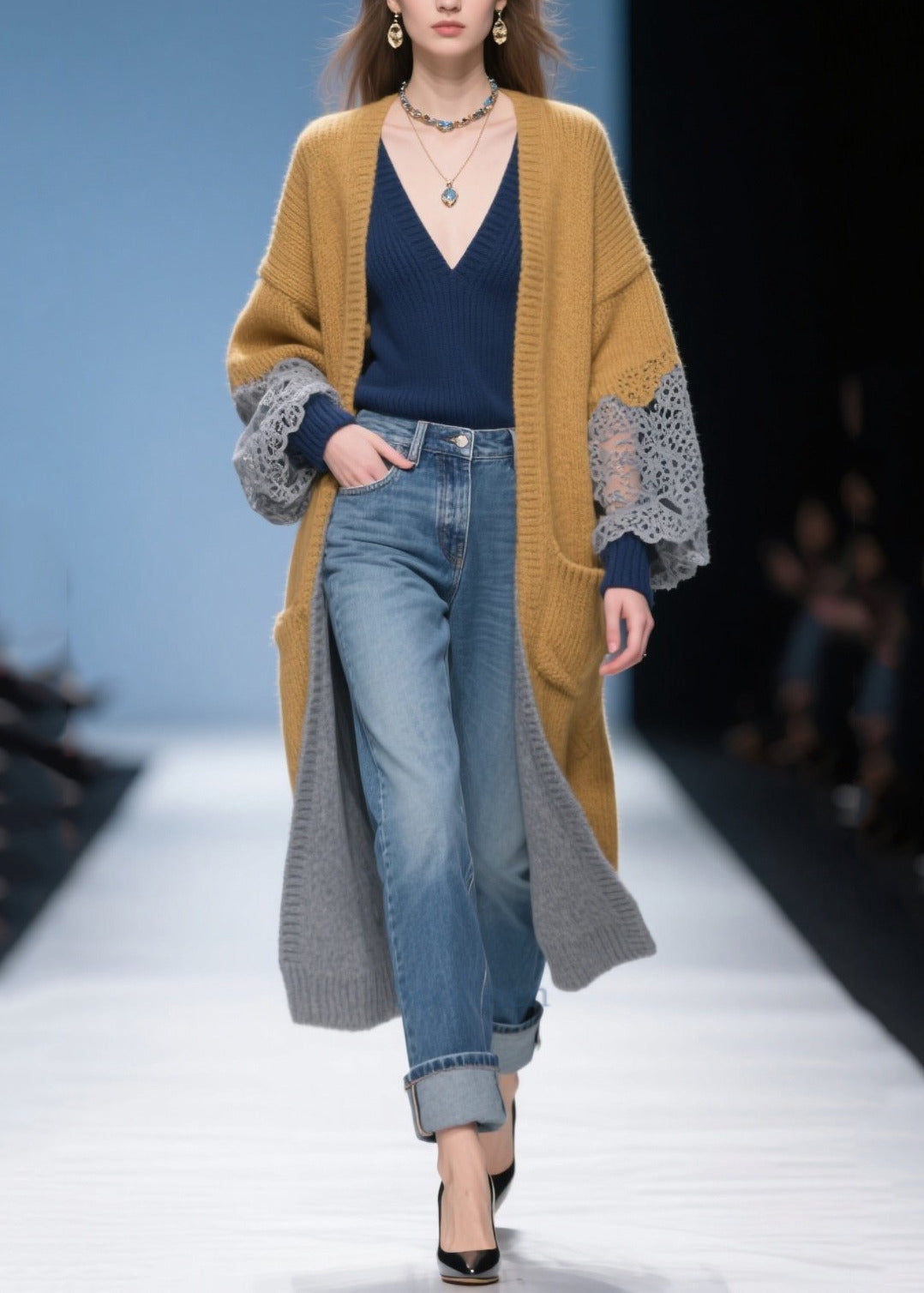 A Vintage Style Cardigan with Delicate Timeless Details