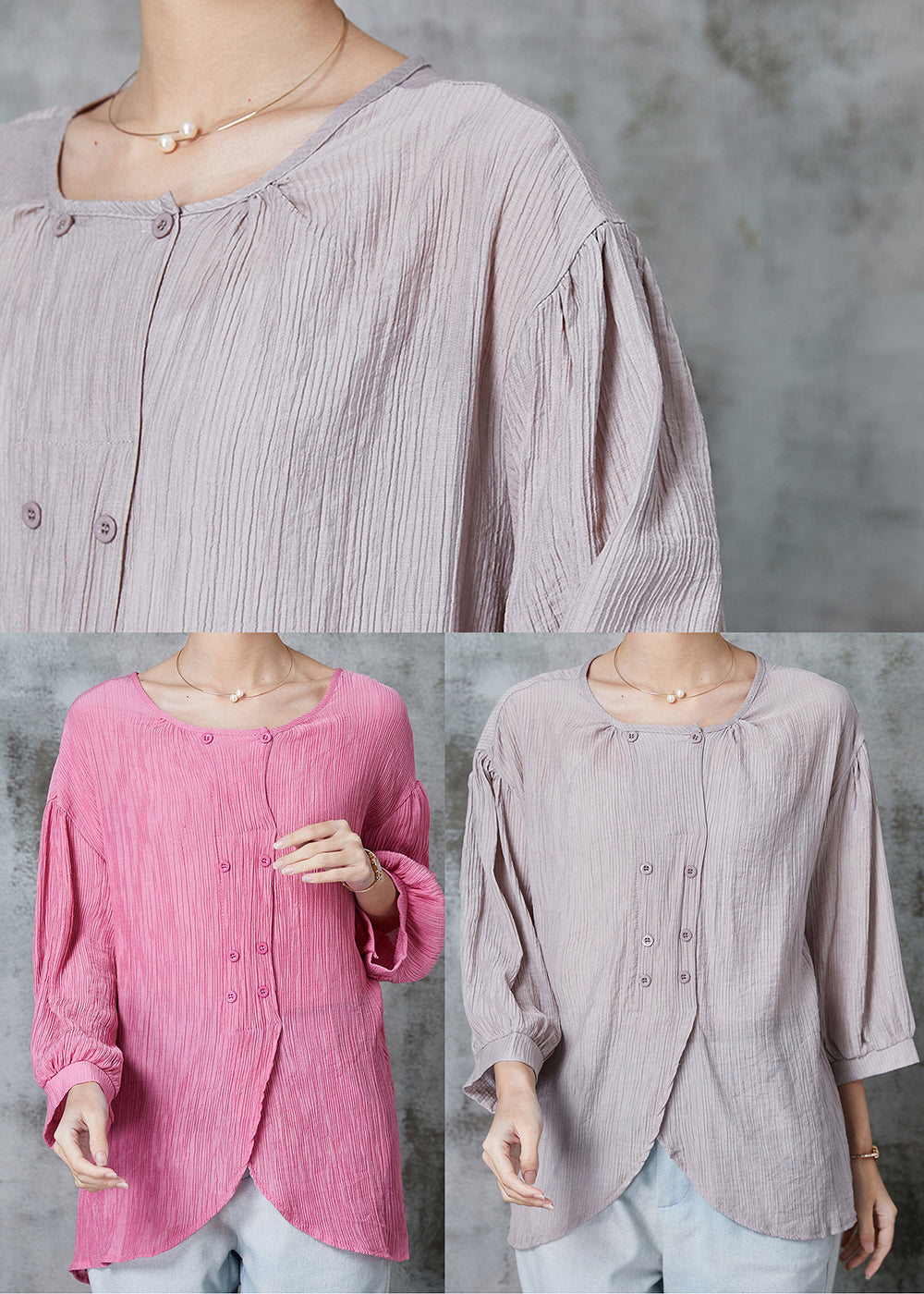 Well Tailored Top with a Graceful Silhouette