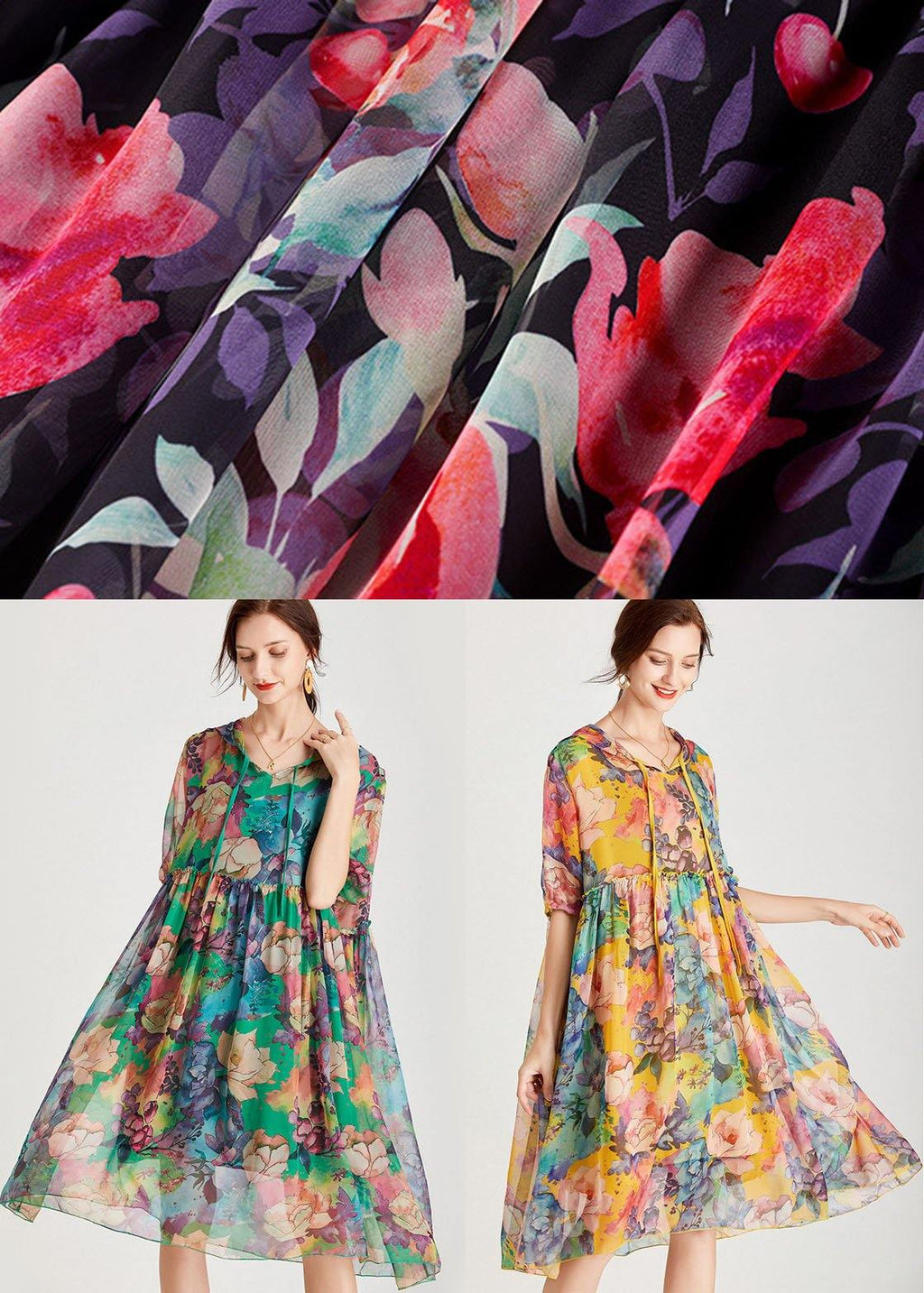 Classic Vintage Dress with a Flattering Fit