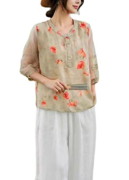 A Vintage Style Shirt with Delicate Timeless Details