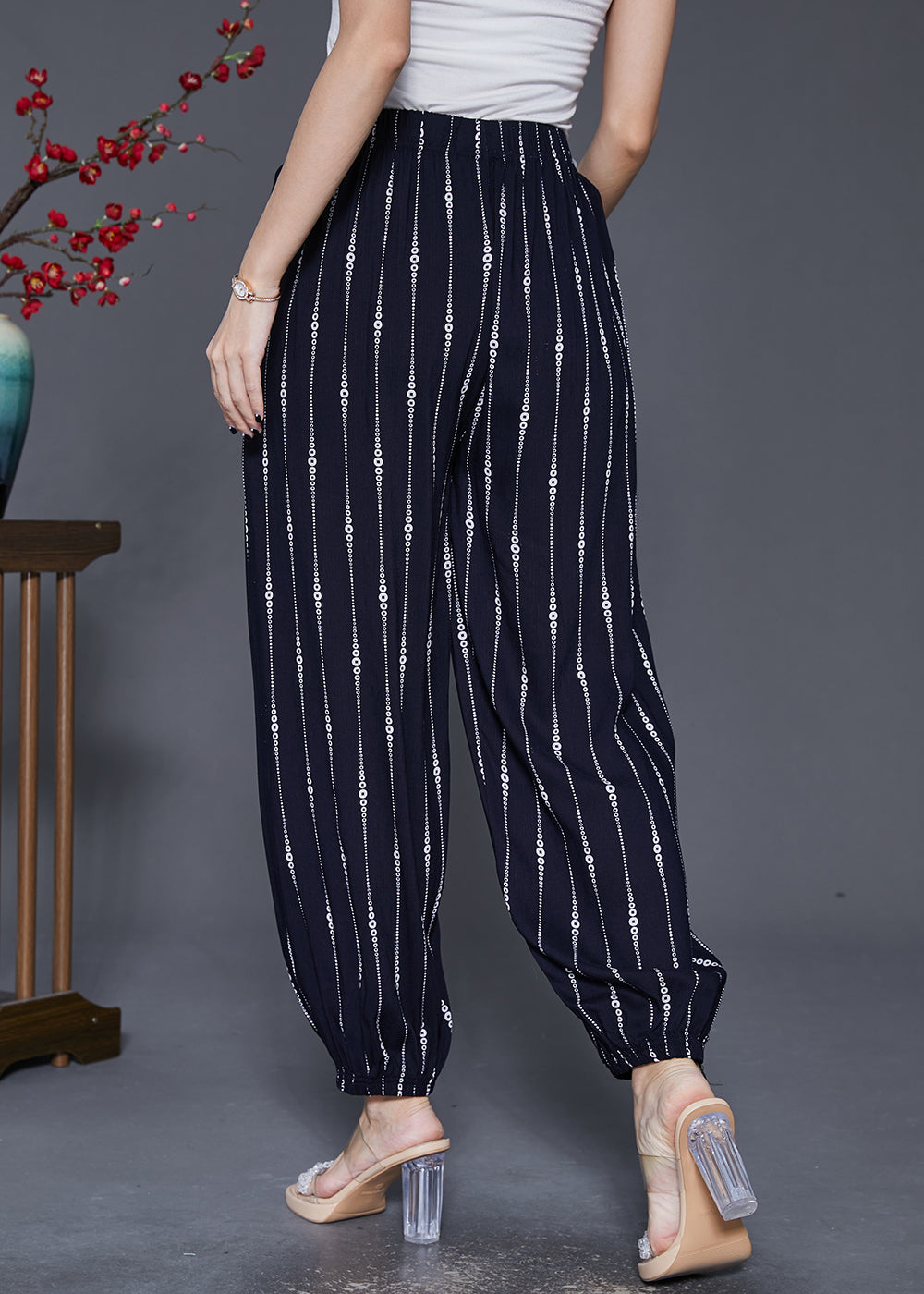 A Vintage Style Pants with Delicate Timeless Details