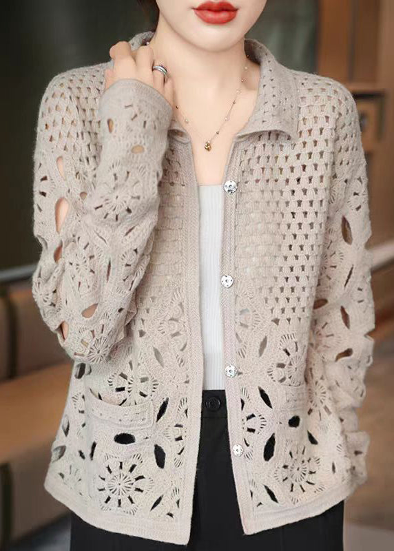 A Vintage Style Cardigan with Delicate Timeless Details