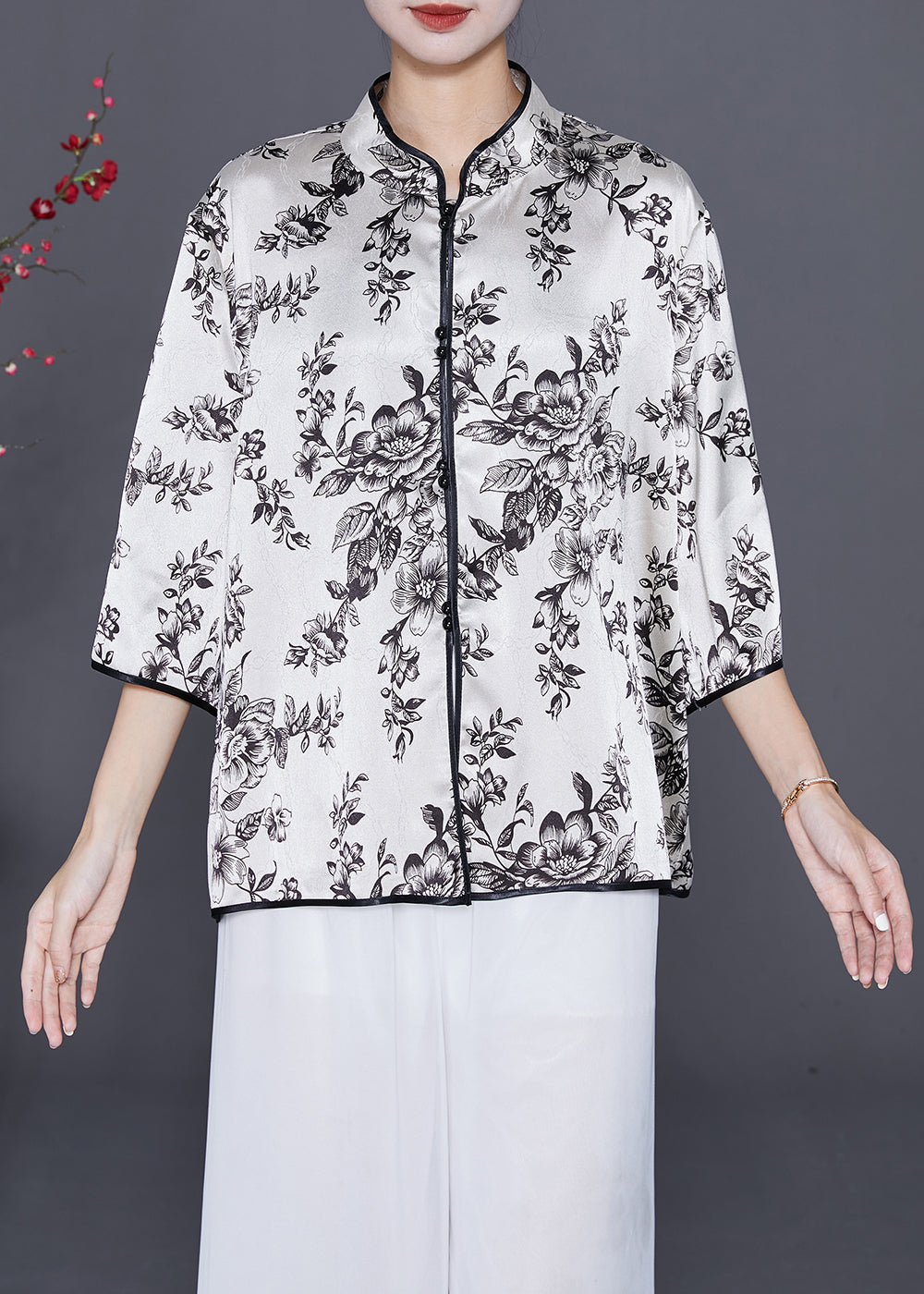 A Vintage Style Blouse with Delicate Timeless Details