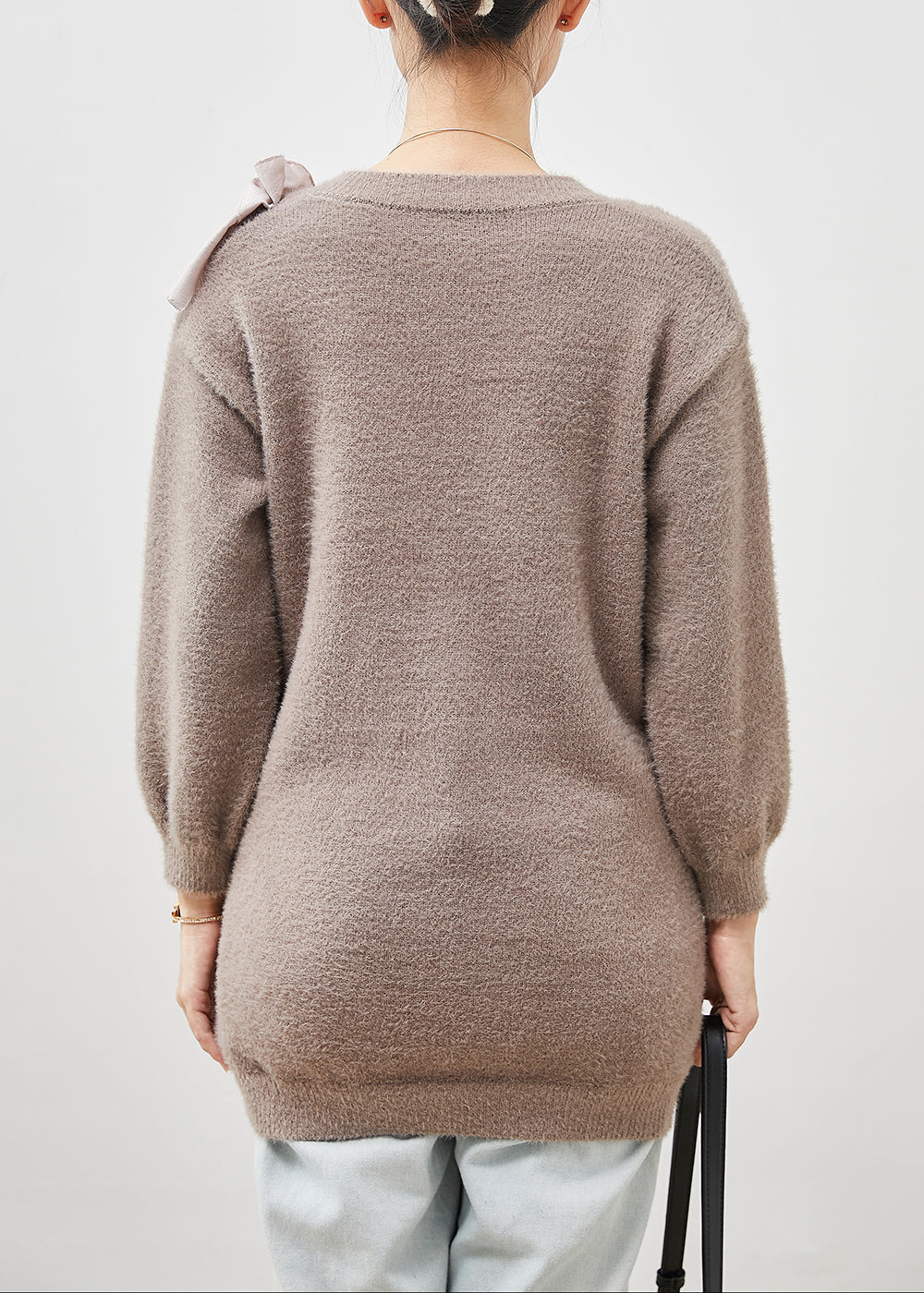 A Vintage Style Sweater with Delicate Timeless Details