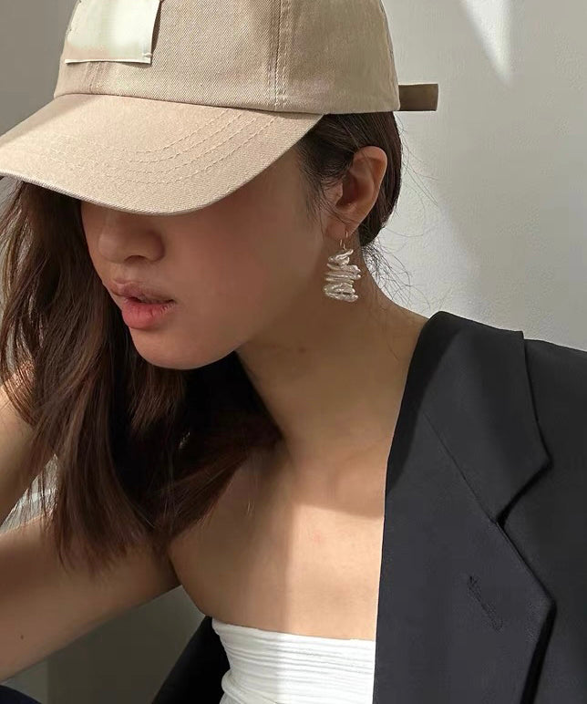 Delicate Artisan Gold Earring