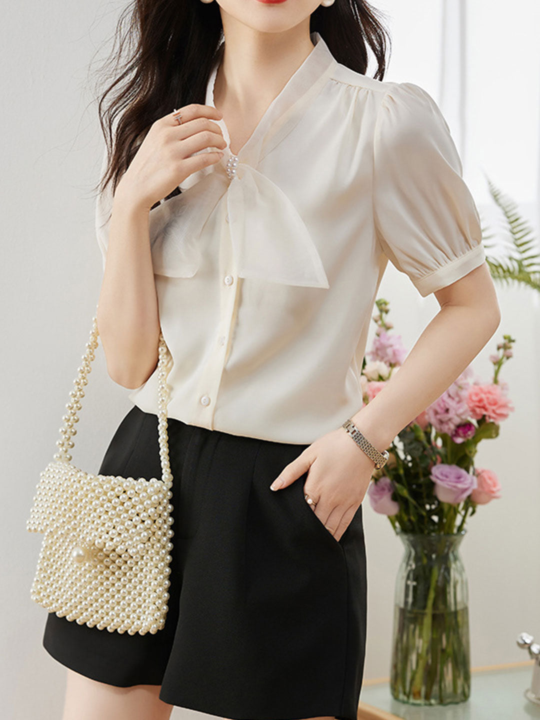 A Vintage Style Shirt with Delicate Timeless Details