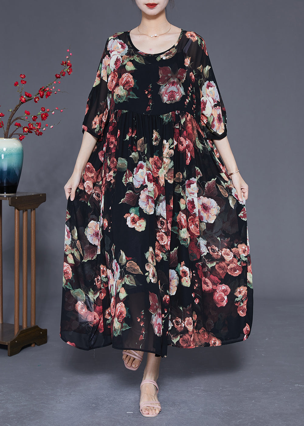 A Vintage Style Dress with Delicate Timeless Details