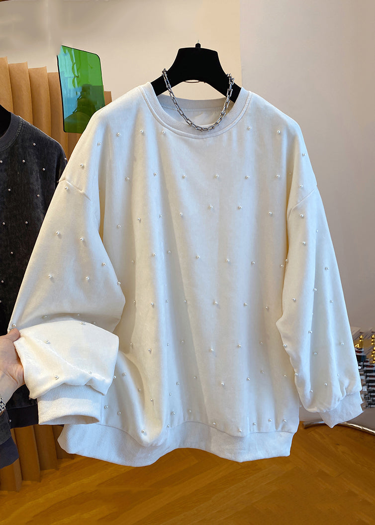 A Vintage Style Pullover with Delicate Timeless Details