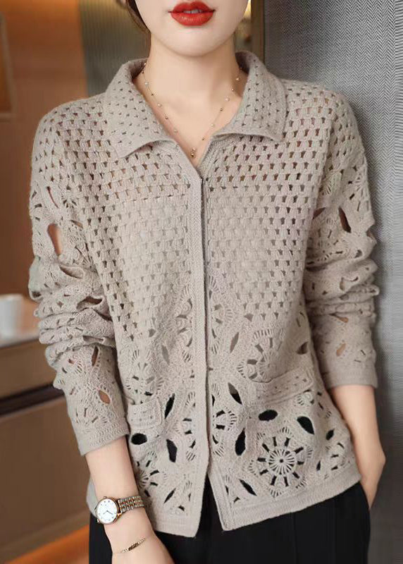 A Vintage Style Cardigan with Delicate Timeless Details