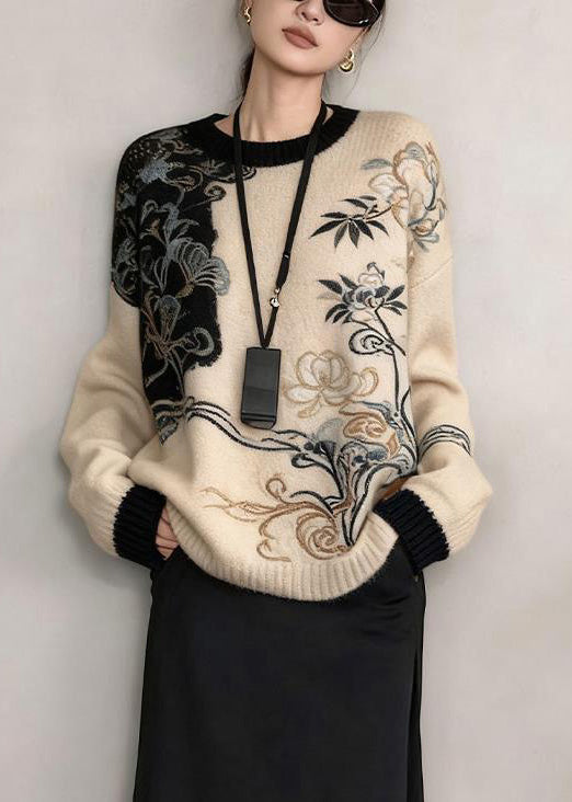 A Vintage Style Sweater with Delicate Timeless Details