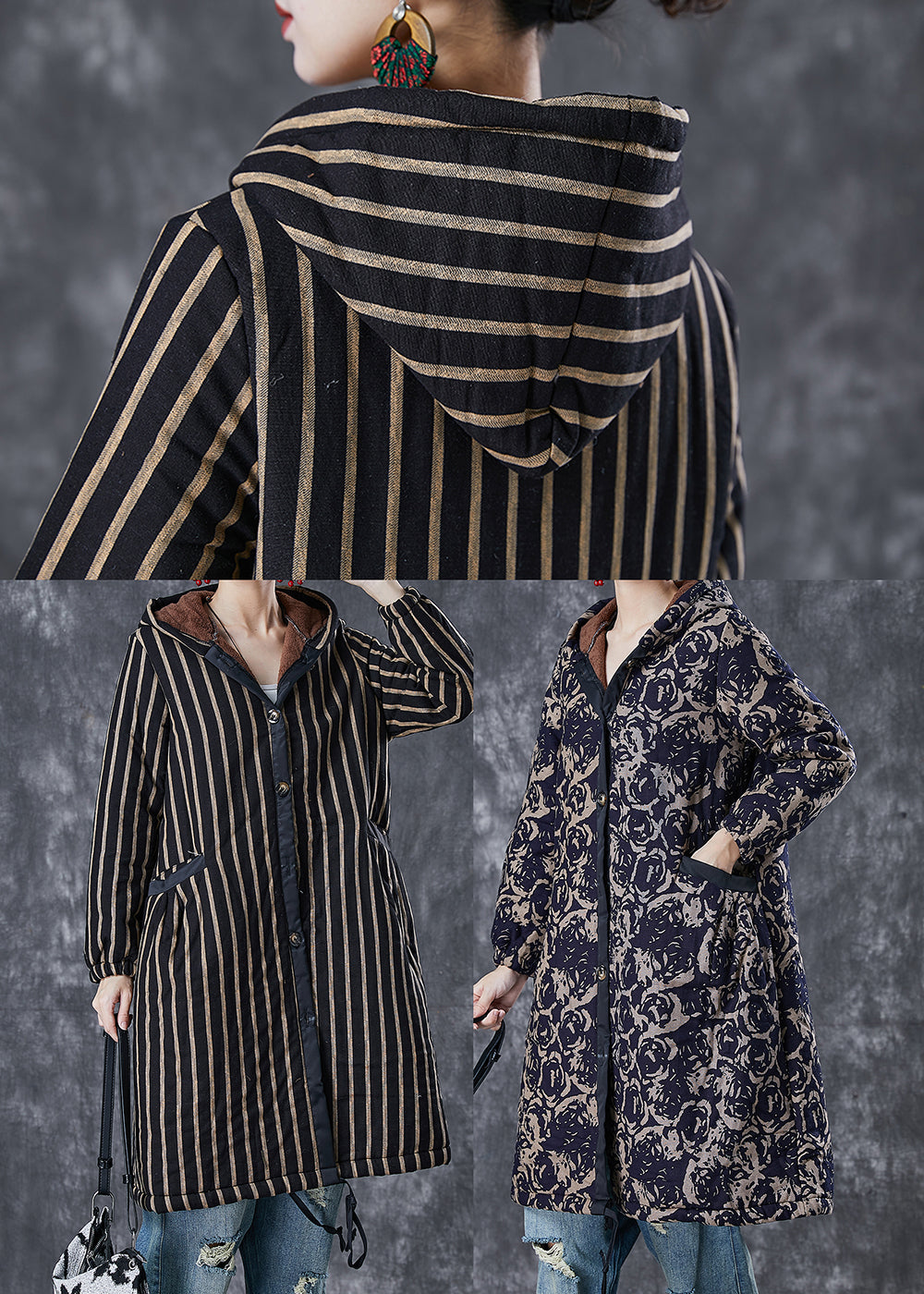 Classic Vintage Coat with a Flattering Fit