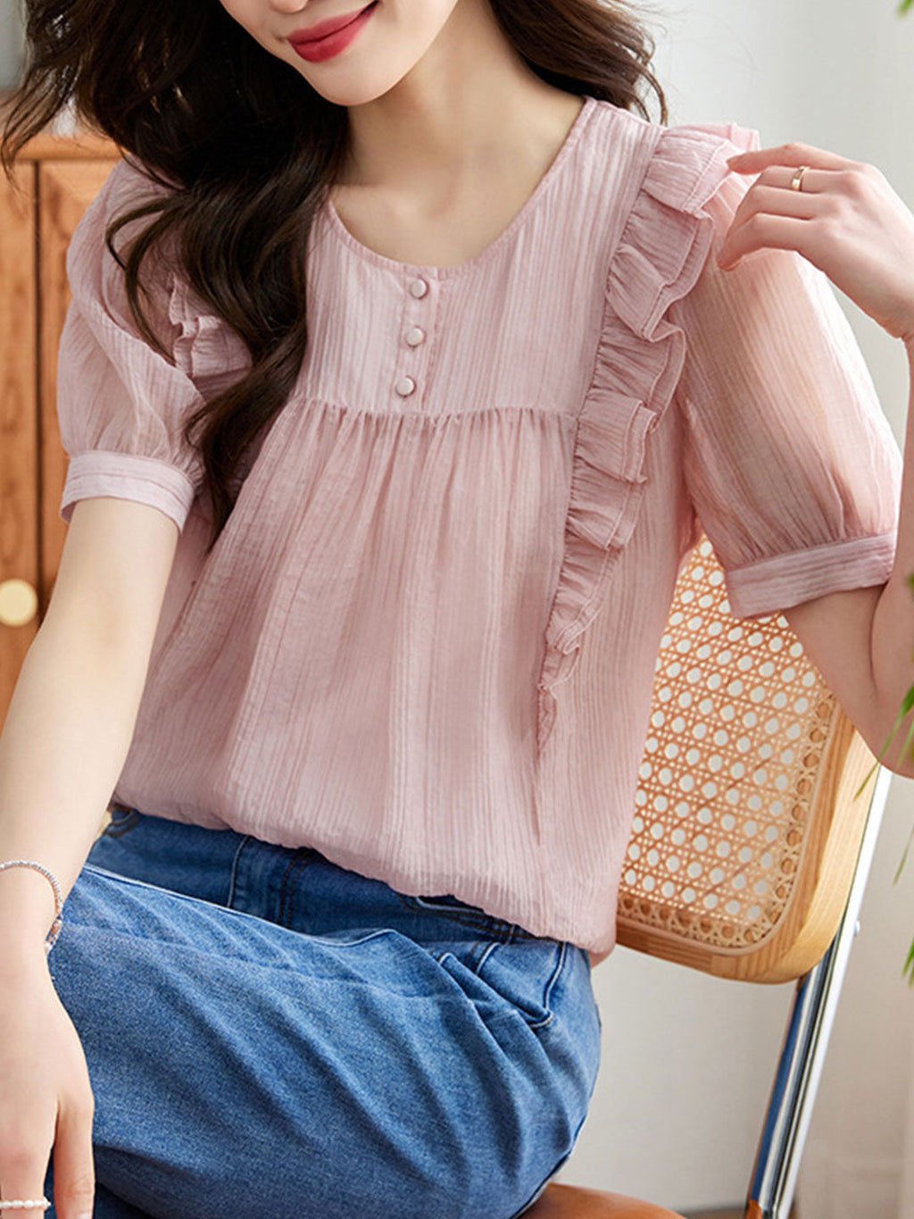 Vintage Inspired Blouse with a Contemporary Edge