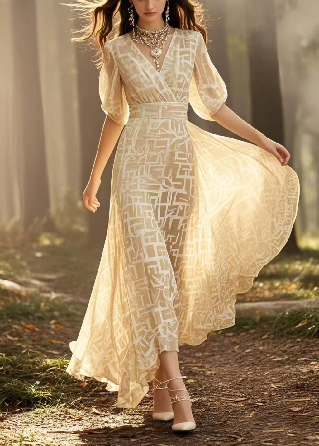 Elegantly Styled Dress for Everyday Wear