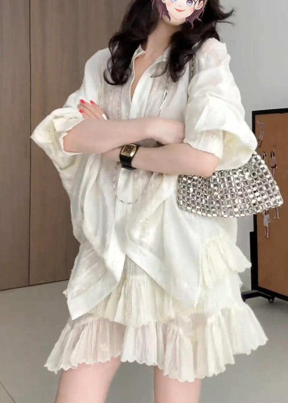 A Vintage Style Shirt with Delicate Timeless Details
