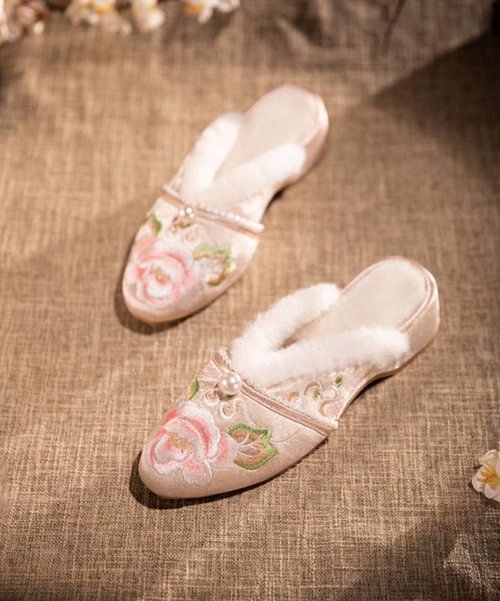 Vintage Inspired Orthopedic Slippers
