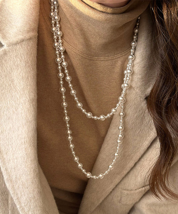 Vintage Handmade Pearl Necklace