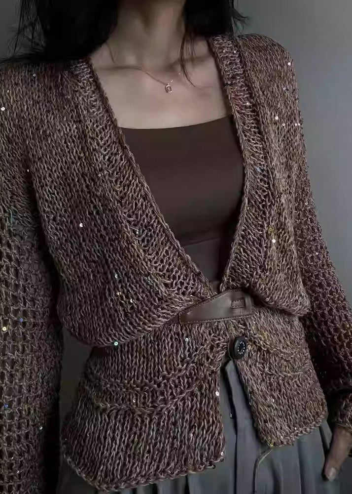 A Vintage Style Cardigan with Delicate Timeless Details