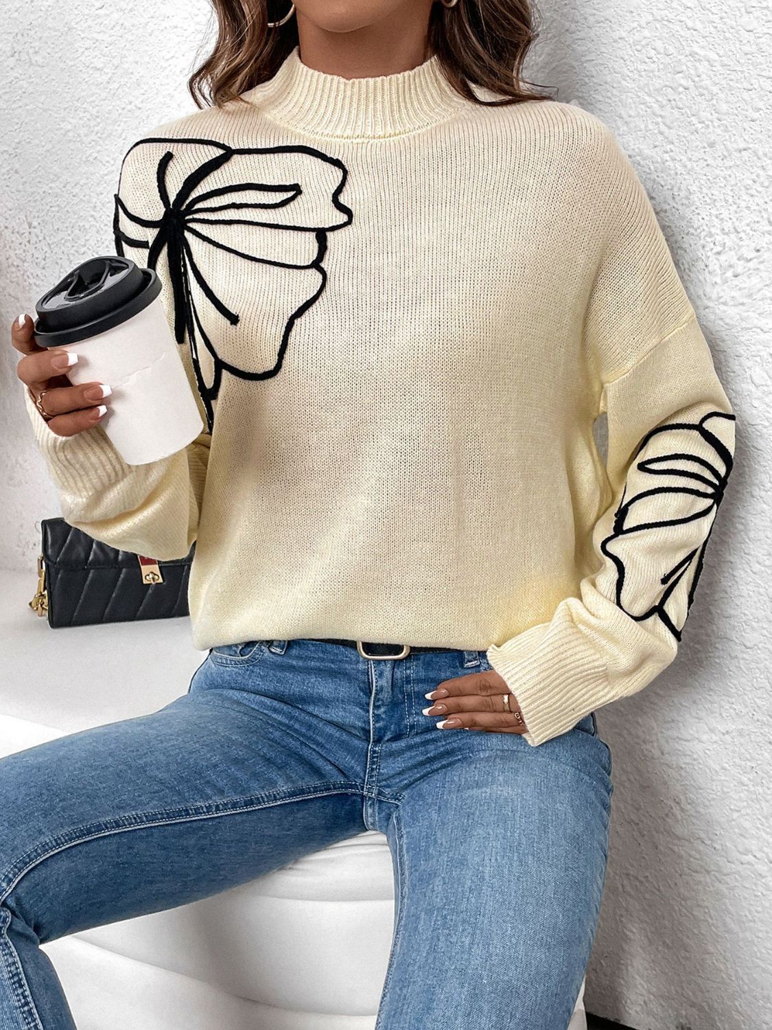 Vintage Inspired Sweater with a Contemporary Edge