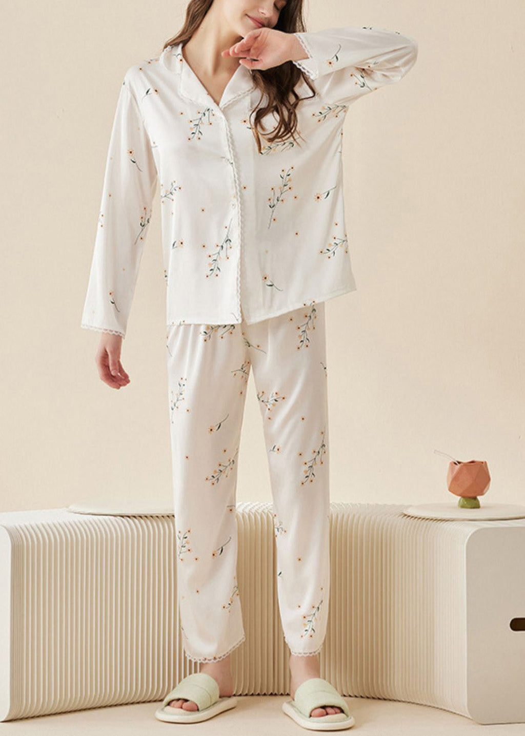 Subtly Elegant Garment with a Refined Vintage Look