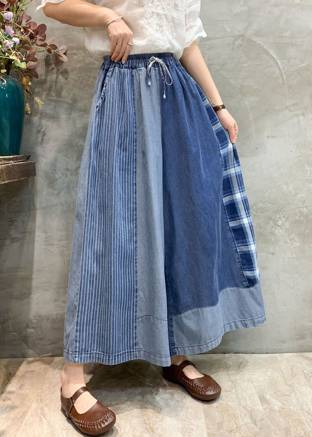 A Vintage Style Pants with Delicate Timeless Details