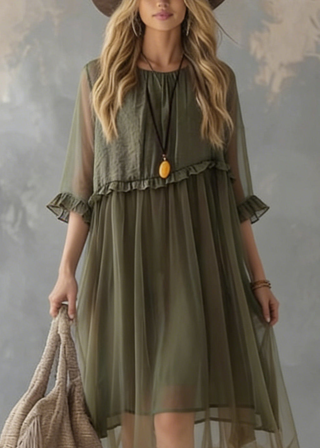 Elegantly Styled Dress for Everyday Wear