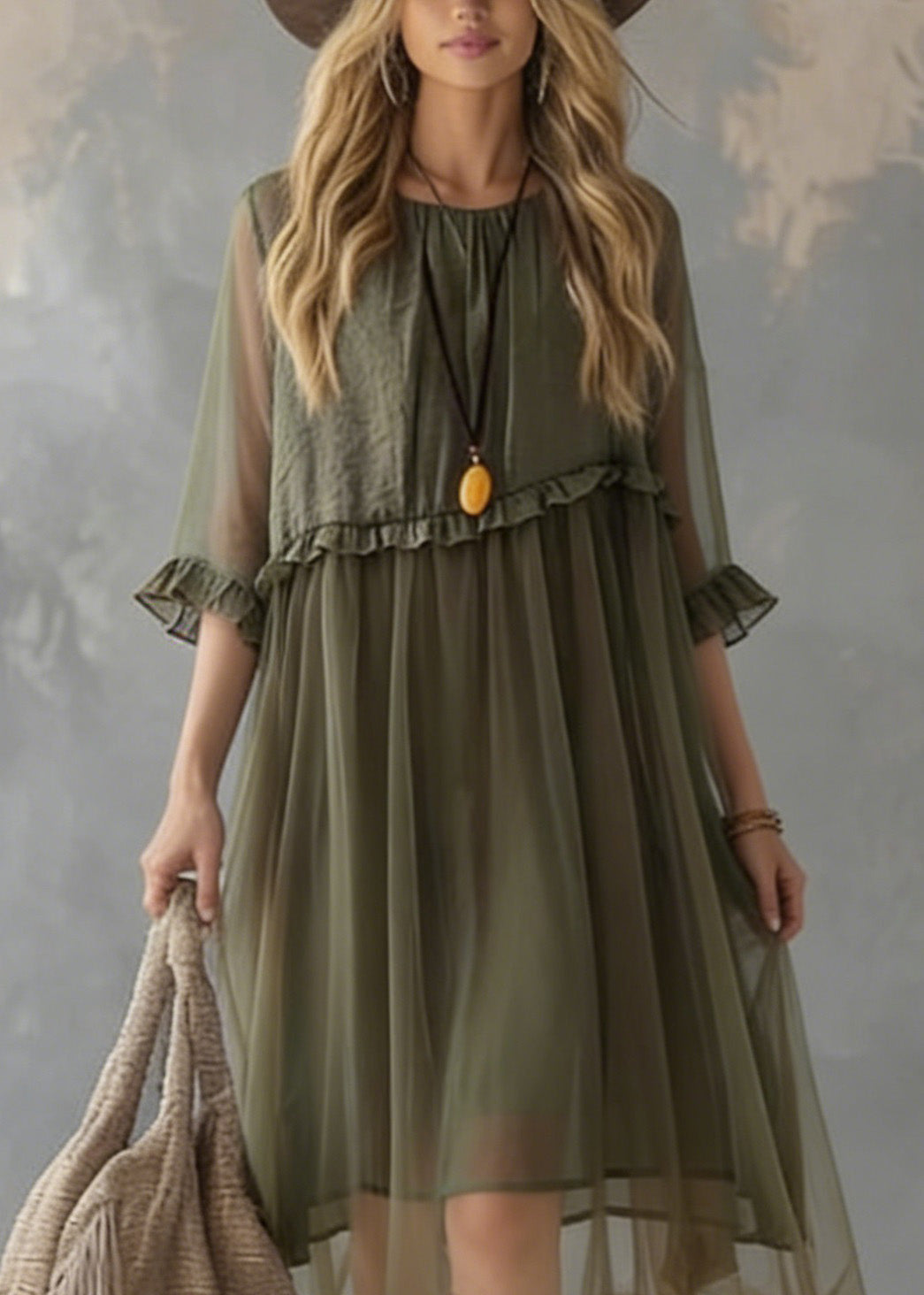 Elegantly Styled Dress for Everyday Wear