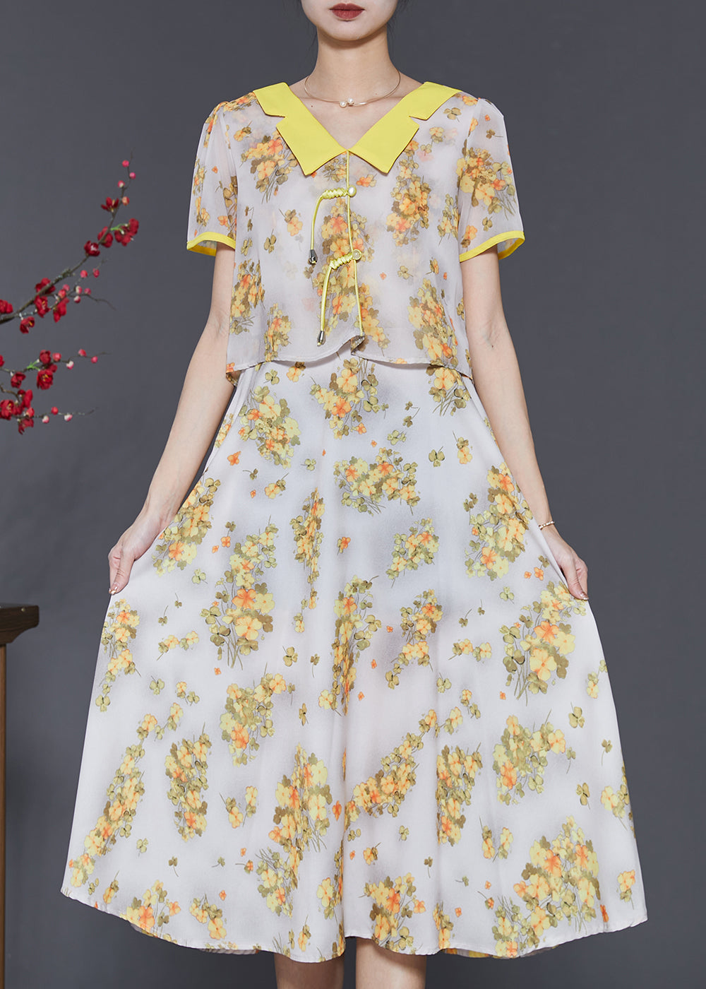 A Vintage Style Dress with Delicate Timeless Details