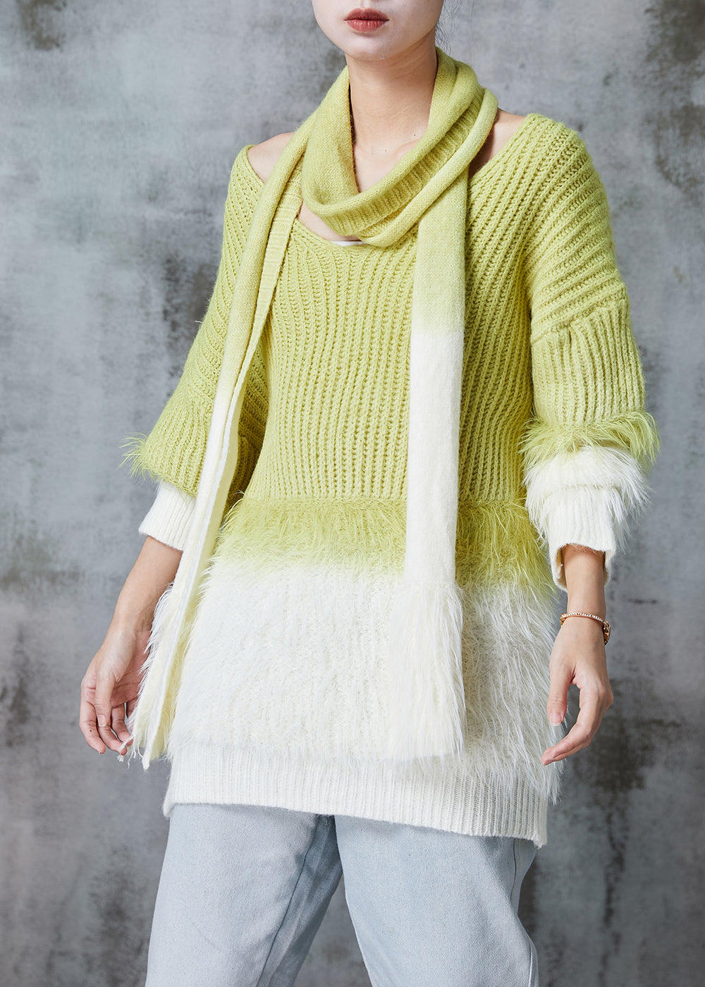 A Vintage Style Sweater with Delicate Timeless Details