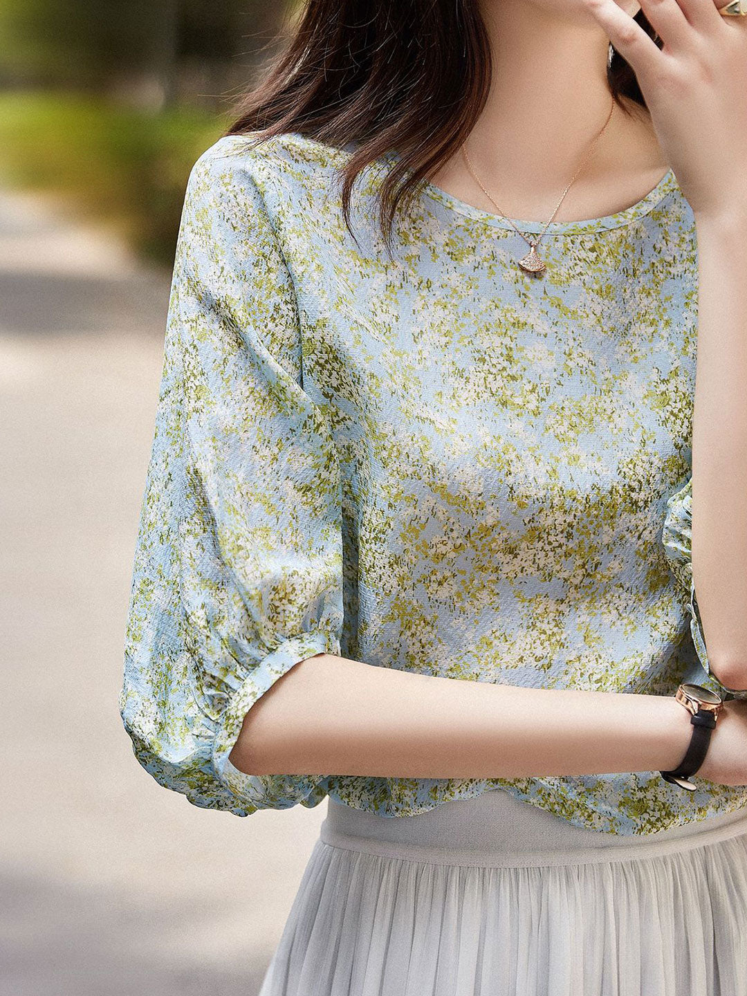 A Vintage Style Top with Delicate Timeless Details