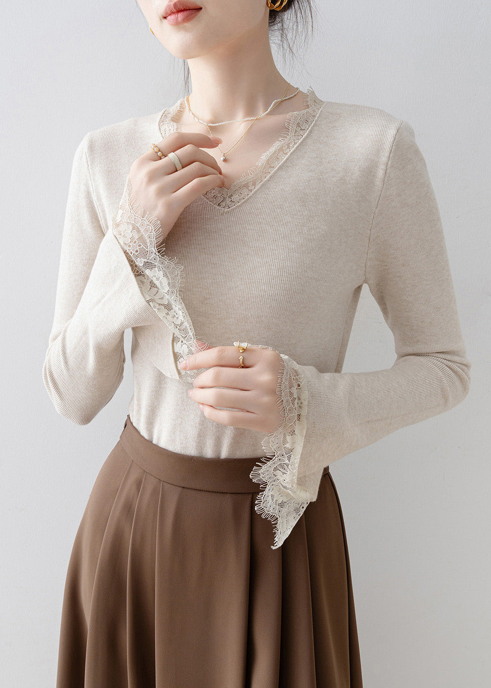 Gracefully Styled Top for Any Occasion