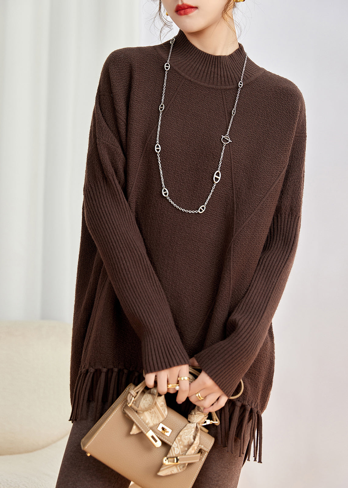 Beautifully Finished Sweater in a Timeless Design