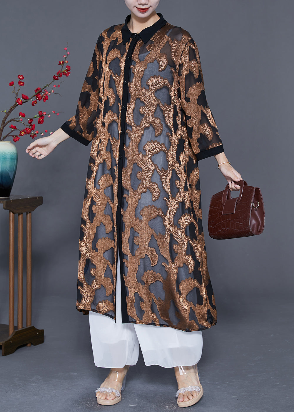 A Vintage Style Cardigan with Delicate Timeless Details