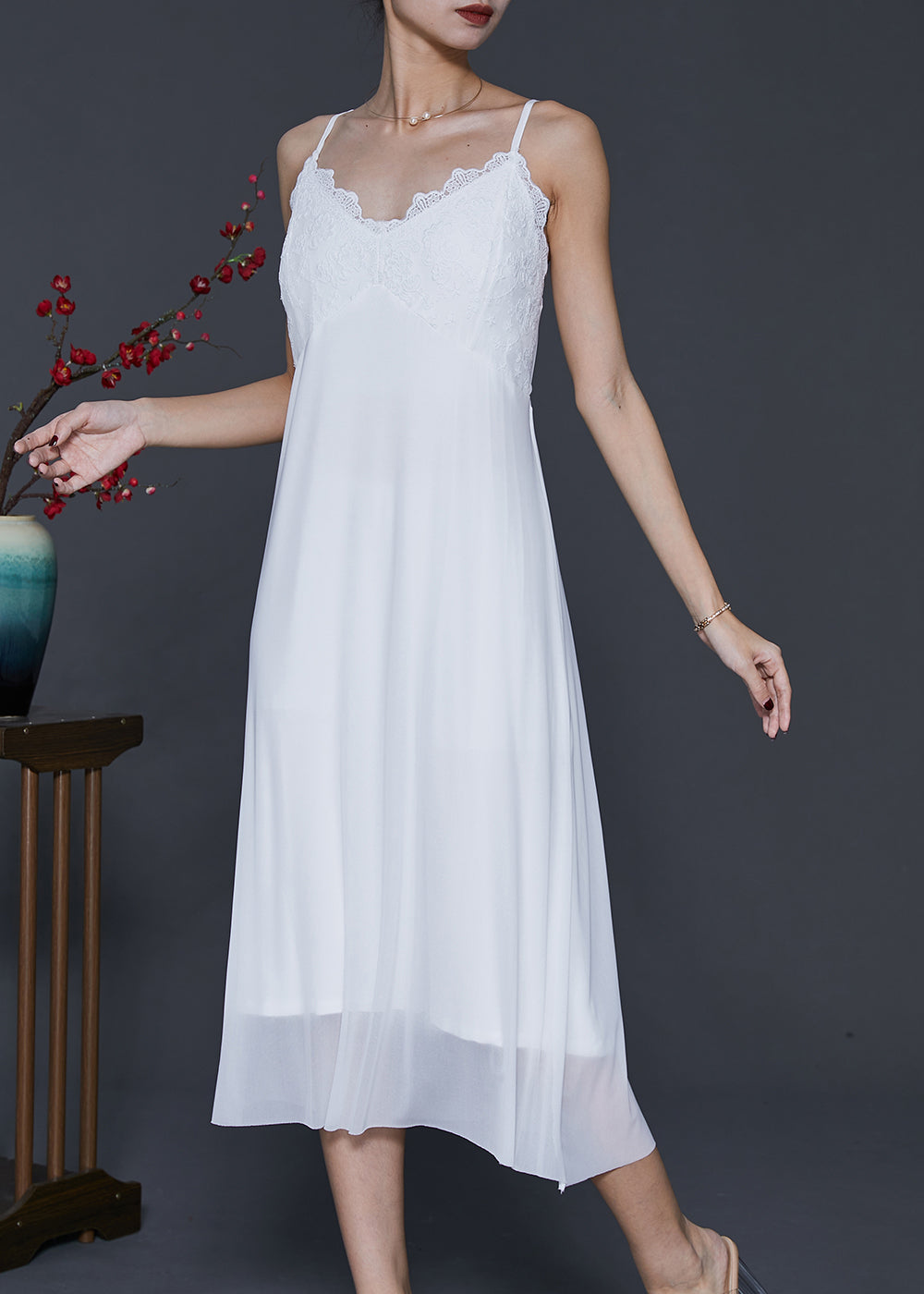 A Vintage Style Dress with Delicate Timeless Details
